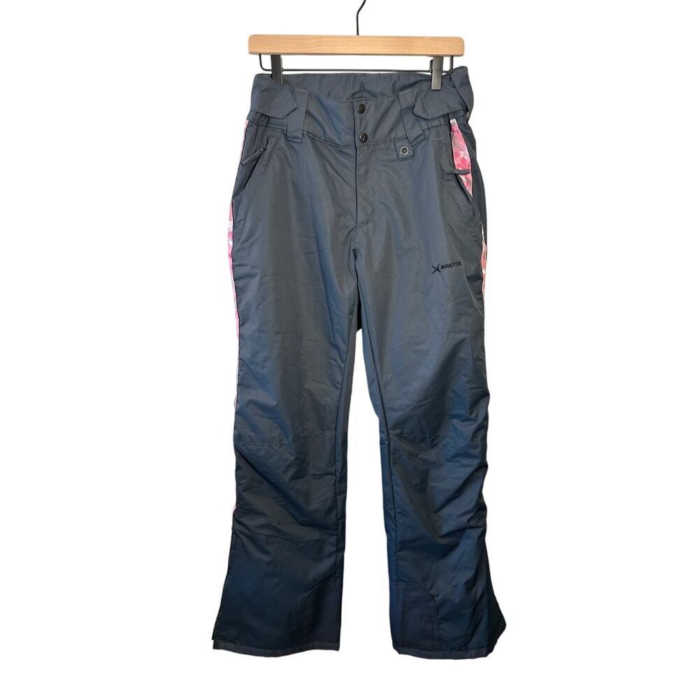 Arctix Women's Insulated Snow Sport Pants Gray Pink Size M